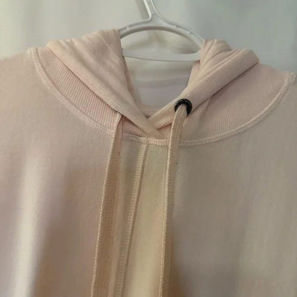 SWEATY BETTY Liberate Luxe Fleece Hoodie in Tulle Pink Size 12 - Picture 4 of 10